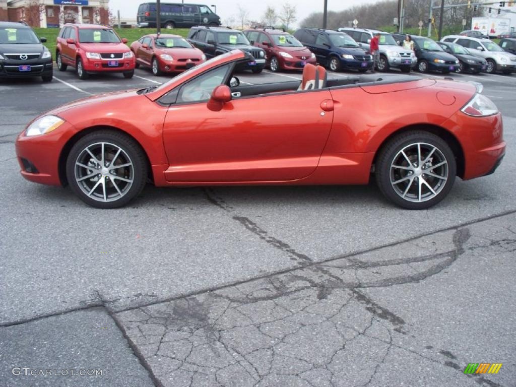 2012 Eclipse Spyder GS Sport - Sunset Pearlescent / Terra Cotta photo #2