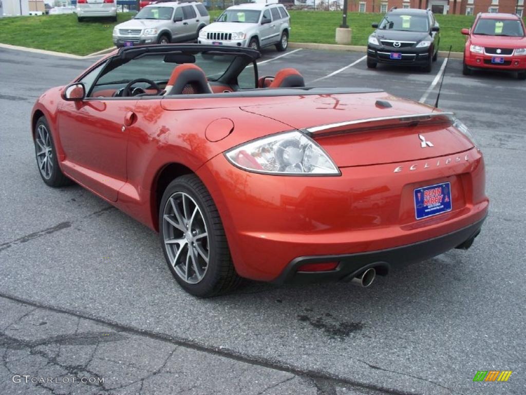 2012 Eclipse Spyder GS Sport - Sunset Pearlescent / Terra Cotta photo #3
