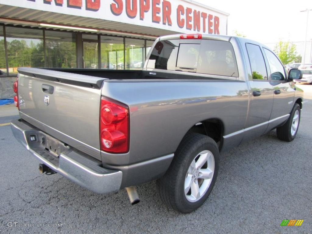 2008 Ram 1500 Big Horn Edition Quad Cab - Mineral Gray Metallic / Medium Slate Gray photo #7