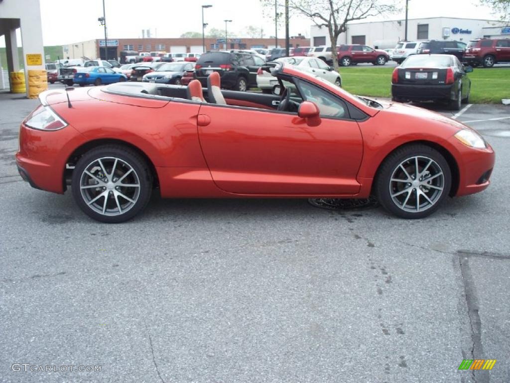 2012 Eclipse Spyder GS Sport - Sunset Pearlescent / Terra Cotta photo #7