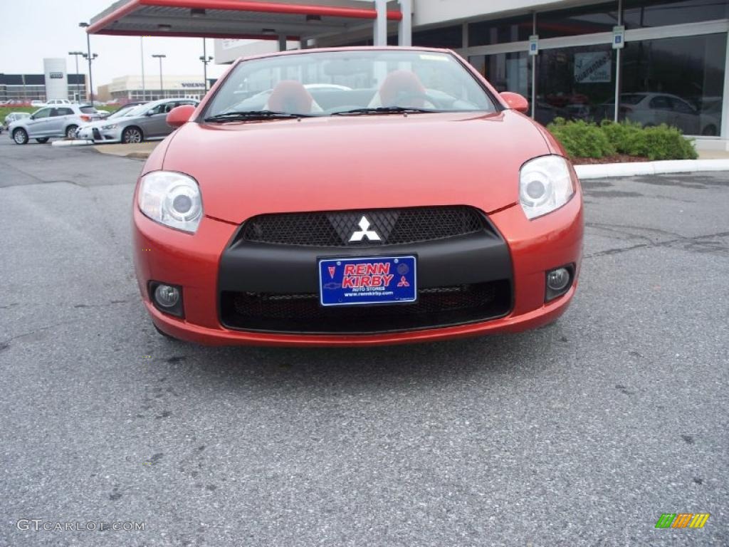 2012 Eclipse Spyder GS Sport - Sunset Pearlescent / Terra Cotta photo #11