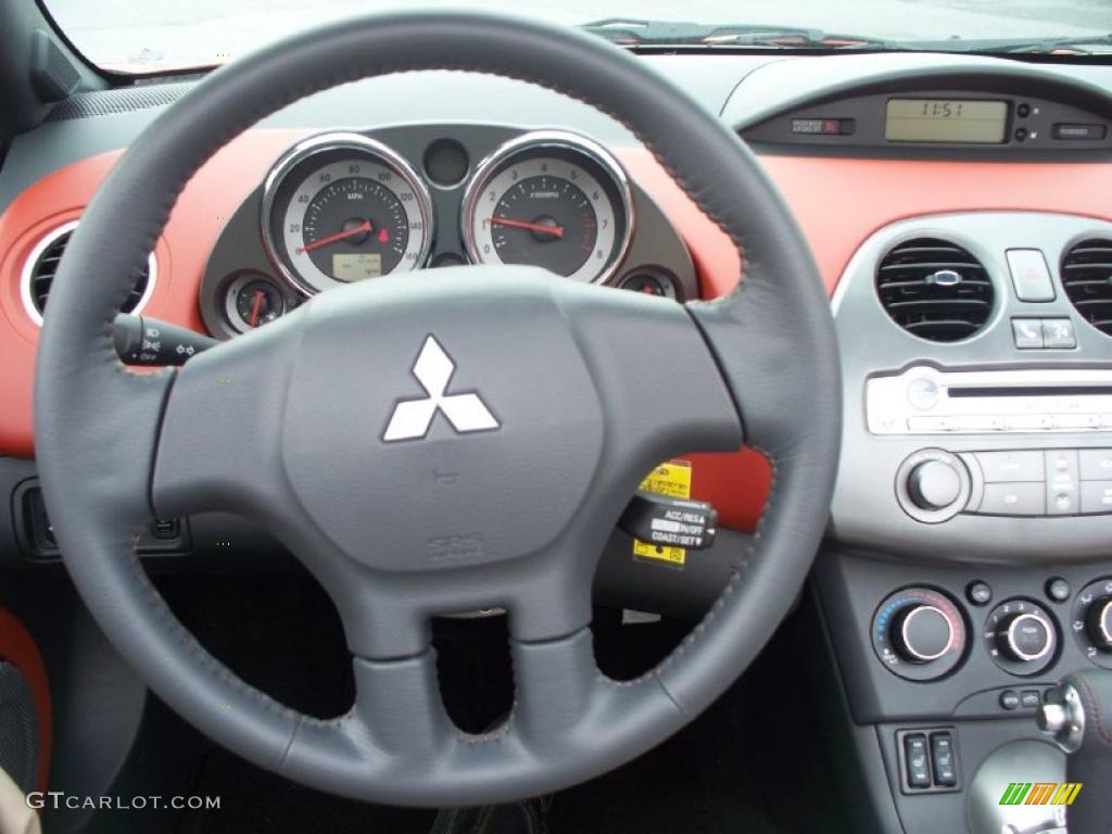 2012 Eclipse Spyder GS Sport - Sunset Pearlescent / Terra Cotta photo #18