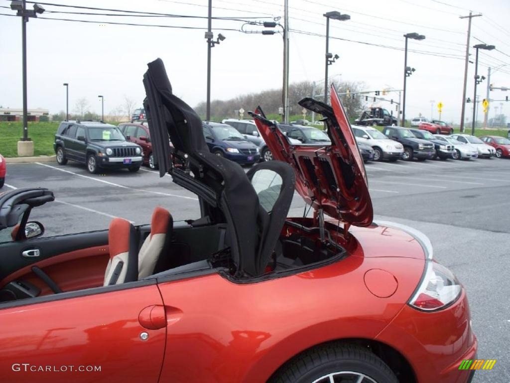 2012 Eclipse Spyder GS Sport - Sunset Pearlescent / Terra Cotta photo #34