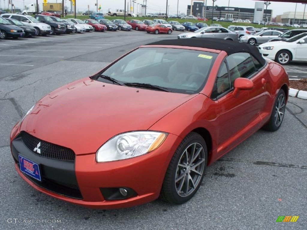 2012 Eclipse Spyder GS Sport - Sunset Pearlescent / Terra Cotta photo #35