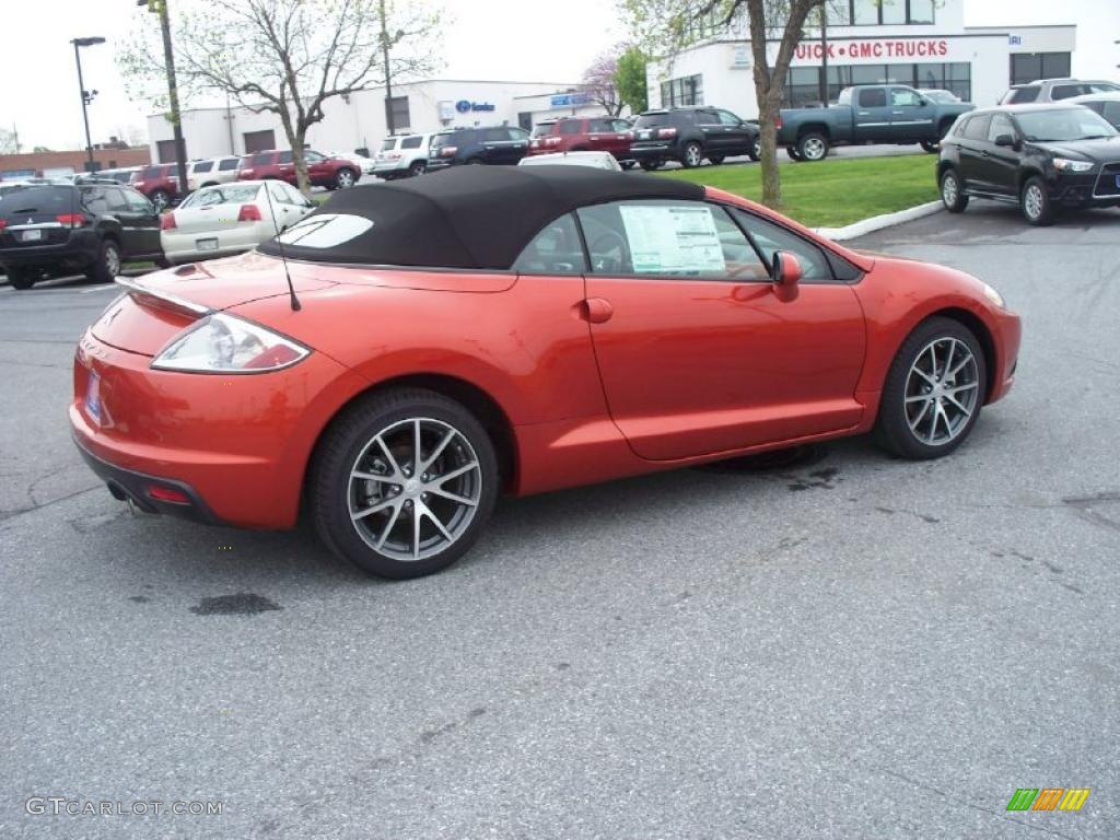 2012 Eclipse Spyder GS Sport - Sunset Pearlescent / Terra Cotta photo #38