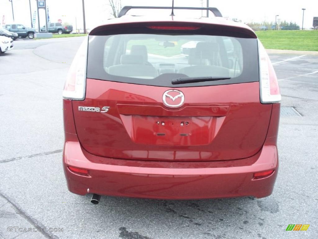 2008 MAZDA5 Sport - Copper Red / Sand photo #4