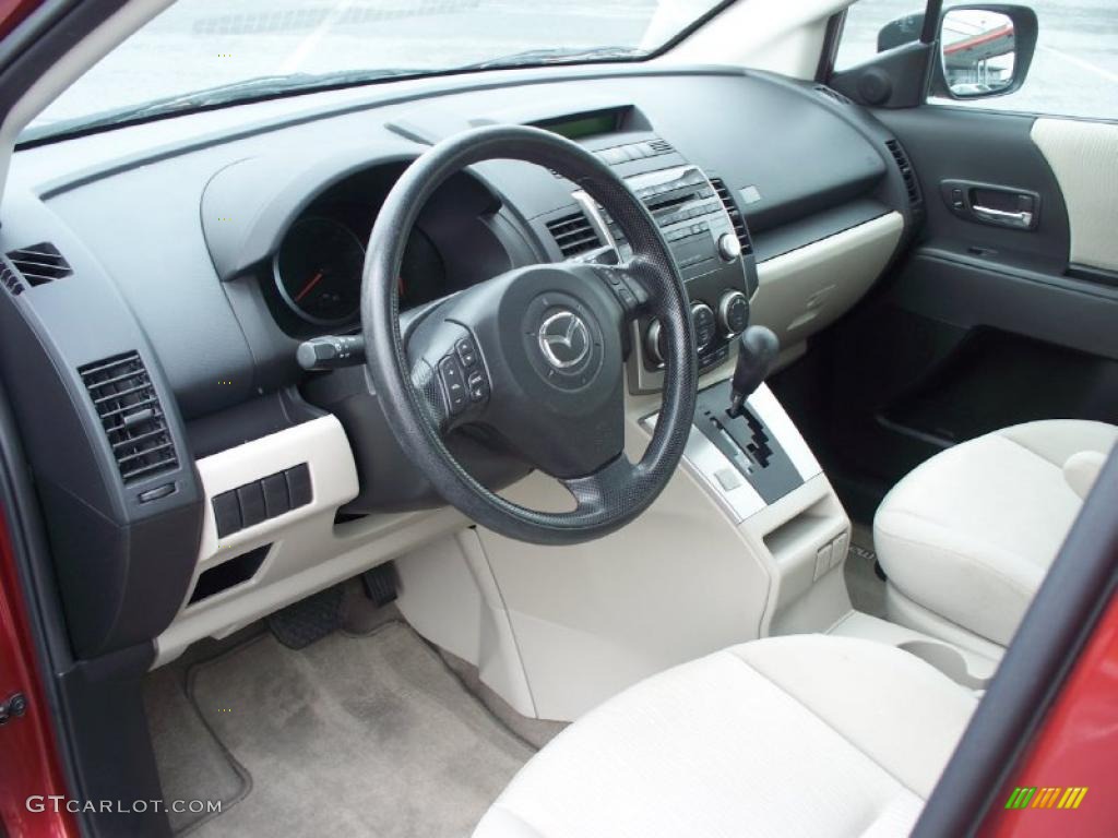 Sand Interior 2008 Mazda MAZDA5 Sport Photo #48497245
