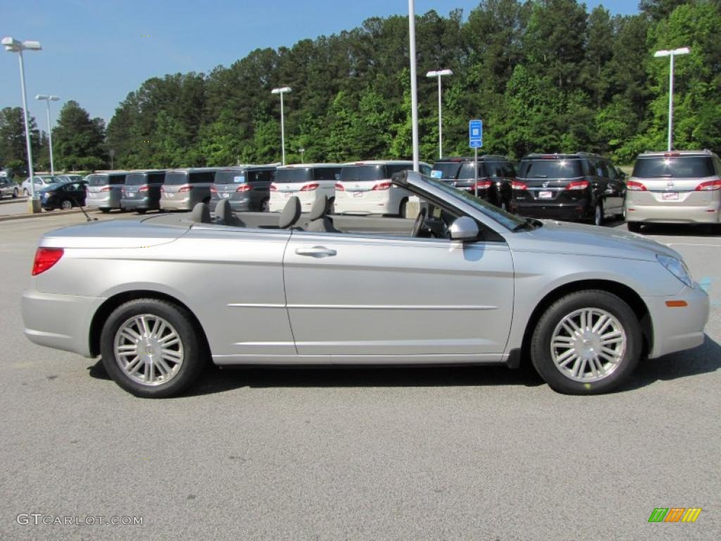 Bright Silver Metallic 2008 Chrysler Sebring Touring Convertible Exterior Photo #48497362