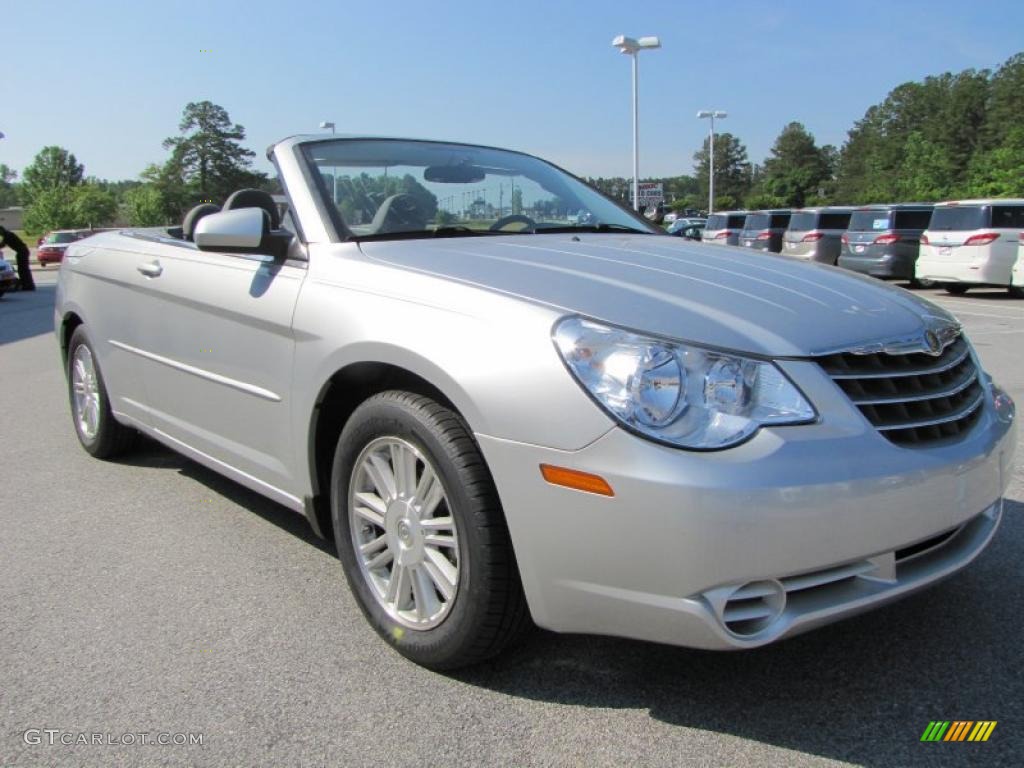 Bright Silver Metallic 2008 Chrysler Sebring Touring Convertible Exterior Photo #48497371