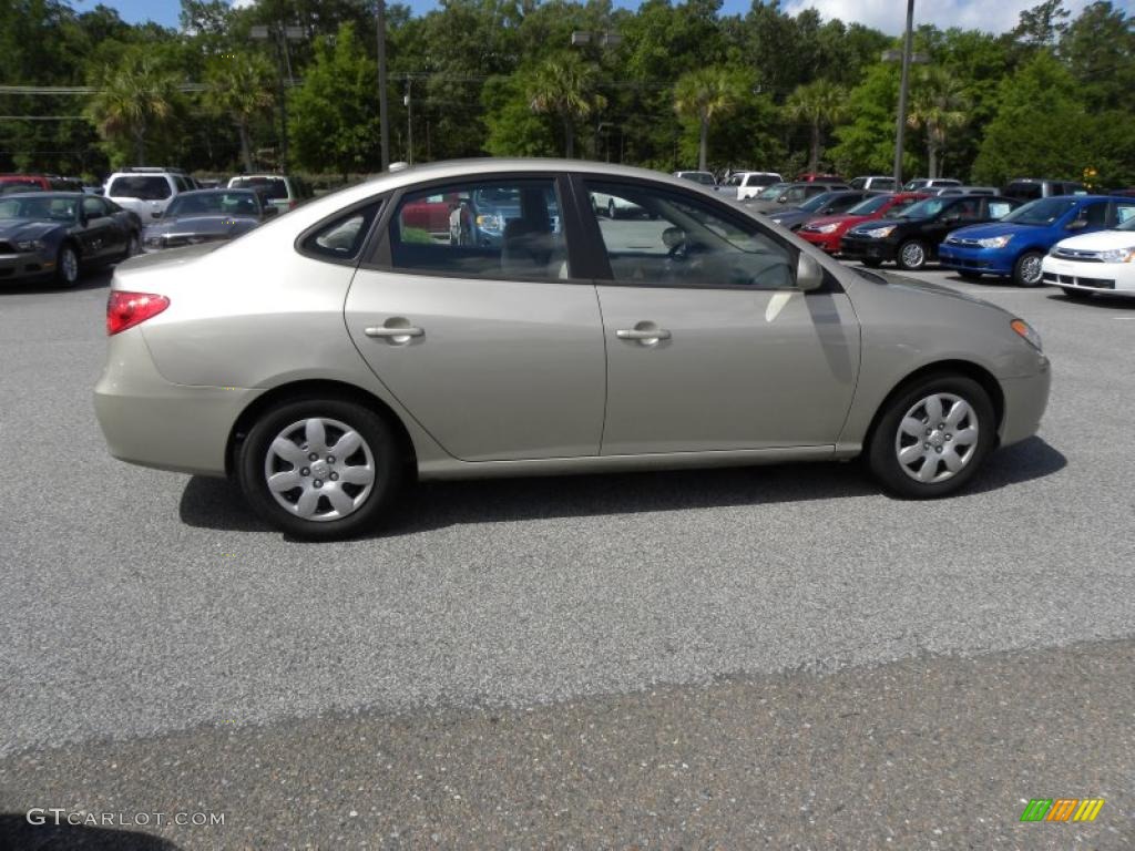 2009 Elantra GLS Sedan - Laguna Sand / Beige photo #12