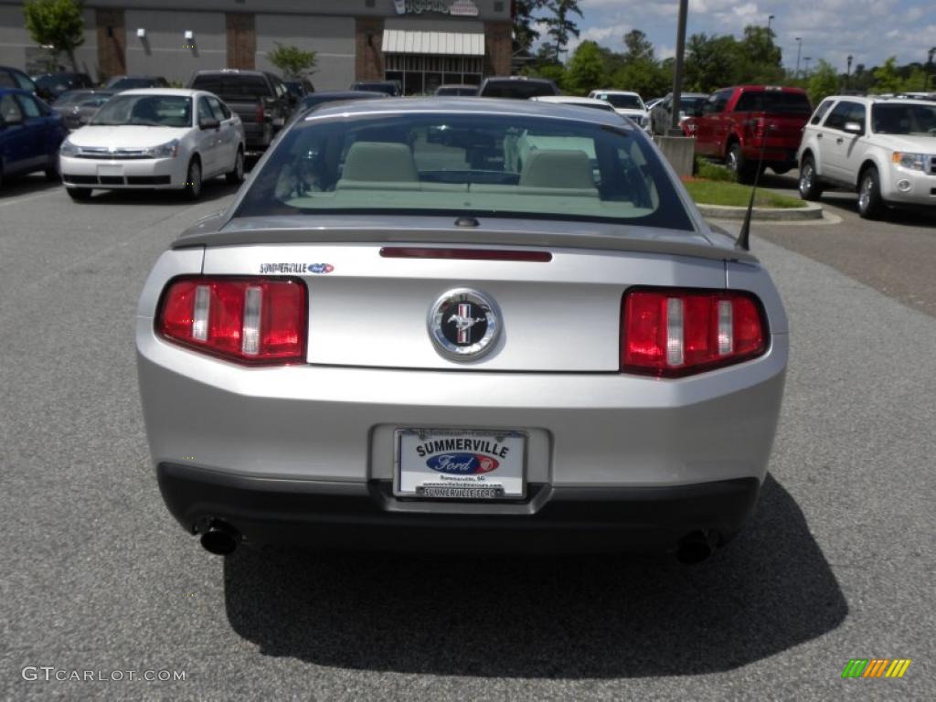 2011 Mustang V6 Premium Coupe - Ingot Silver Metallic / Stone photo #12