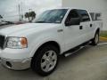 2008 Oxford White Ford F150 Lariat SuperCrew  photo #3