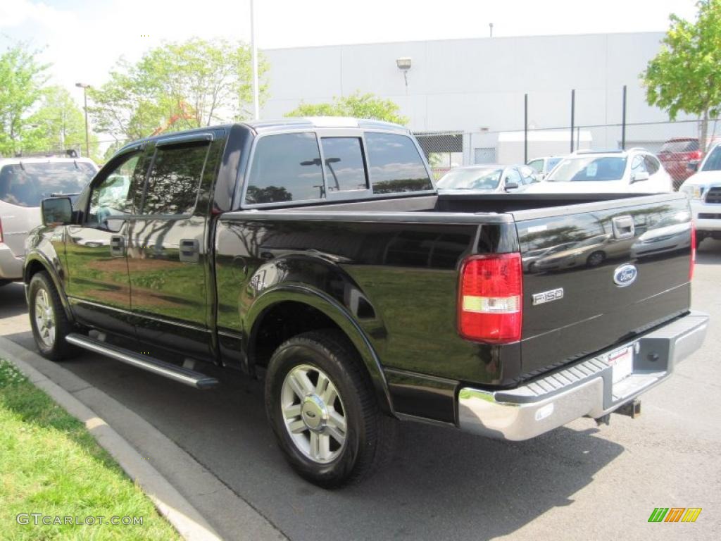 2004 F150 Lariat SuperCrew - Black / Tan photo #22