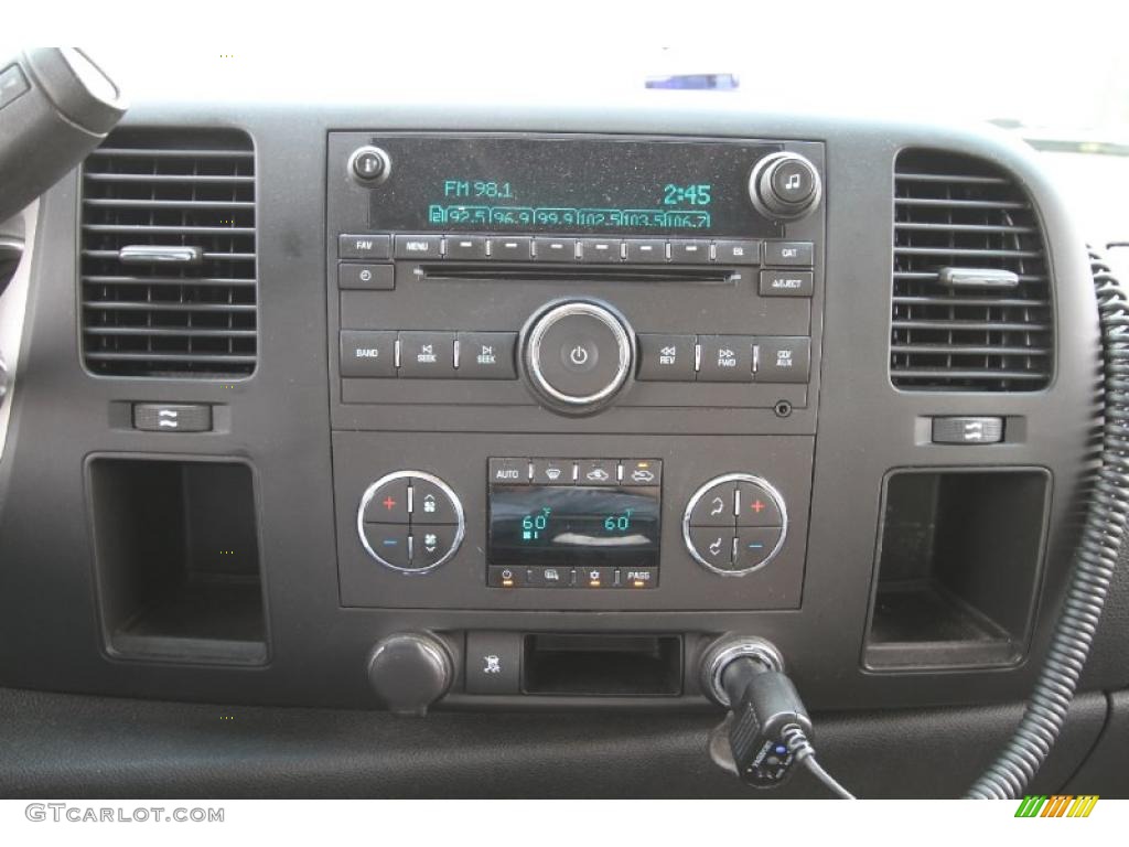 2009 Sierra 1500 SLE Crew Cab - Steel Gray Metallic / Ebony photo #20