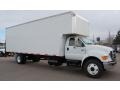2008 Oxford White Ford F750 Super Duty XL Chassis Regular Cab Moving Truck  photo #3