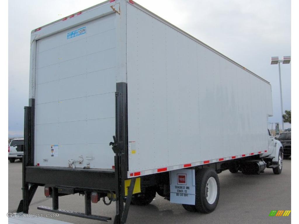 Oxford White 2008 Ford F750 Super Duty XL Chassis Regular Cab Moving Truck Exterior Photo #48500977