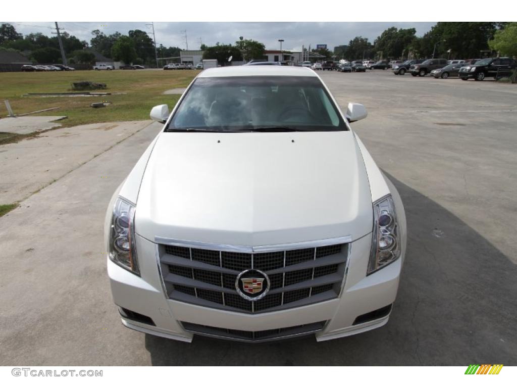 White Diamond Tricoat 2010 Cadillac CTS 3.0 Sedan Exterior Photo #48501295