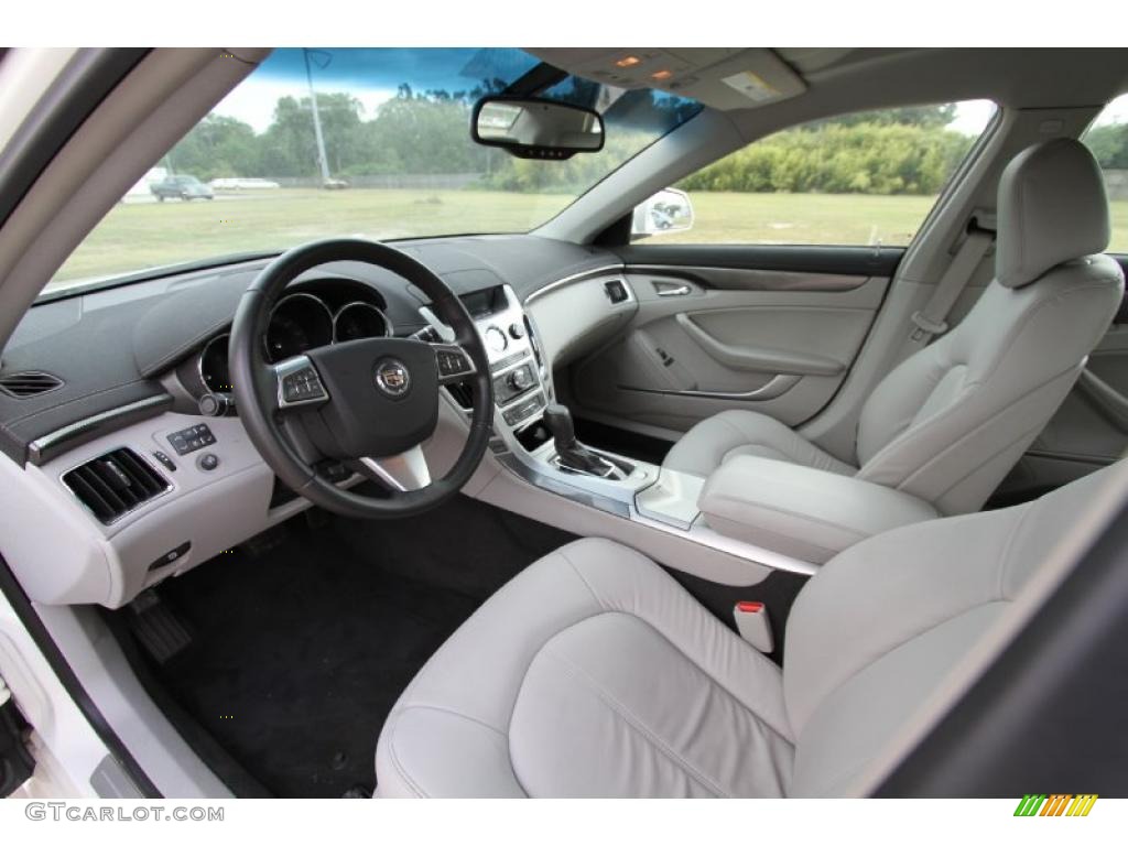 Light Titanium/Ebony Interior 2010 Cadillac CTS 3.0 Sedan Photo #48501382