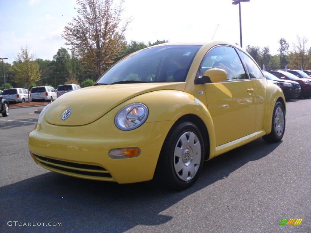 2003 New Beetle GL Coupe - Sunflower Yellow / Grey photo #1
