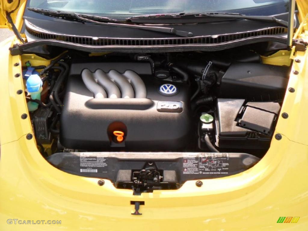 2003 Volkswagen New Beetle GL Coupe 2.0 Liter SOHC 8-Valve 4 Cylinder Engine Photo #48501949