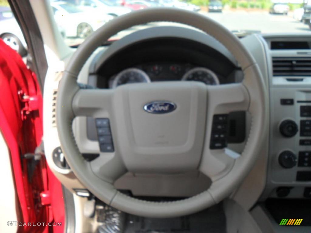 2009 Escape XLT - Torch Red / Stone photo #14