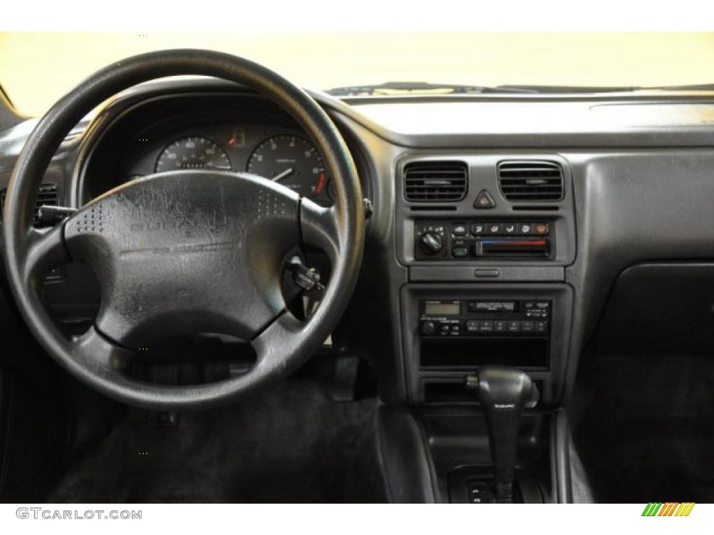 1997 Legacy L Wagon - Deep Sapphire Pearl / Black photo #5