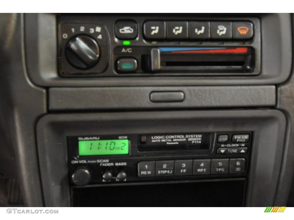 1997 Legacy L Wagon - Deep Sapphire Pearl / Black photo #7