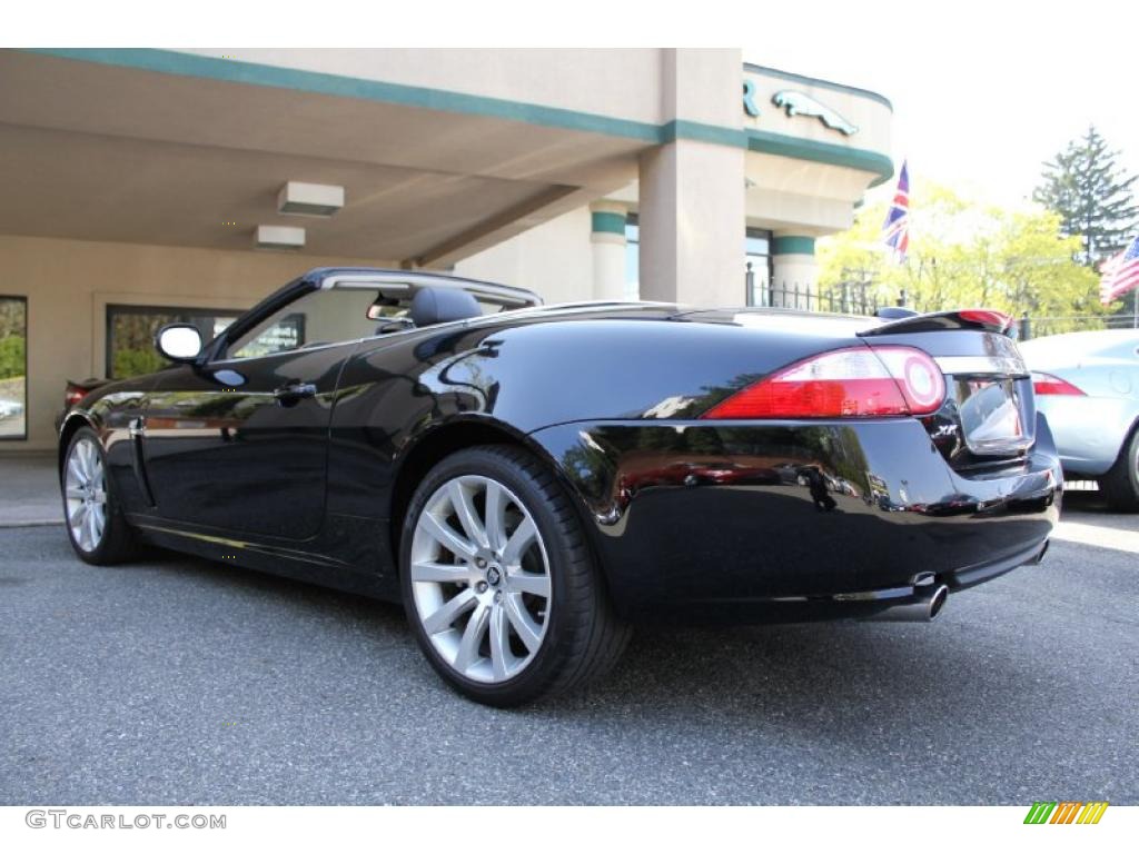 2007 XK XK8 Convertible - Ebony Black / Charcoal photo #5