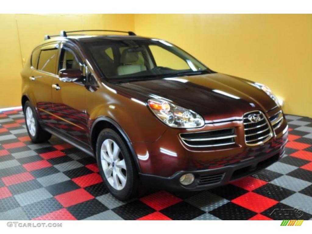 2006 B9 Tribeca 5 Passenger - Mahogany Red Pearl / Beige photo #1