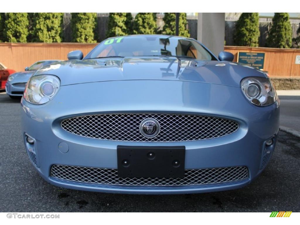 Frost Blue Metallic 2007 Jaguar XK XKR Coupe Exterior Photo #48504984
