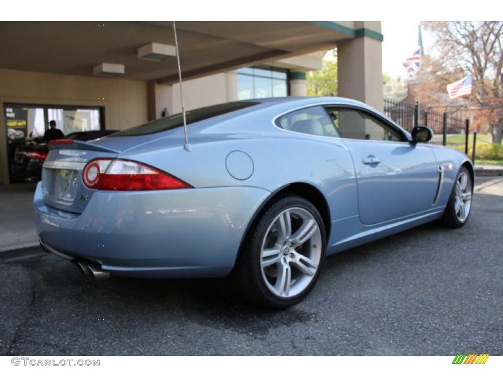 Frost Blue Metallic 2007 Jaguar XK XKR Coupe Exterior Photo #48505047