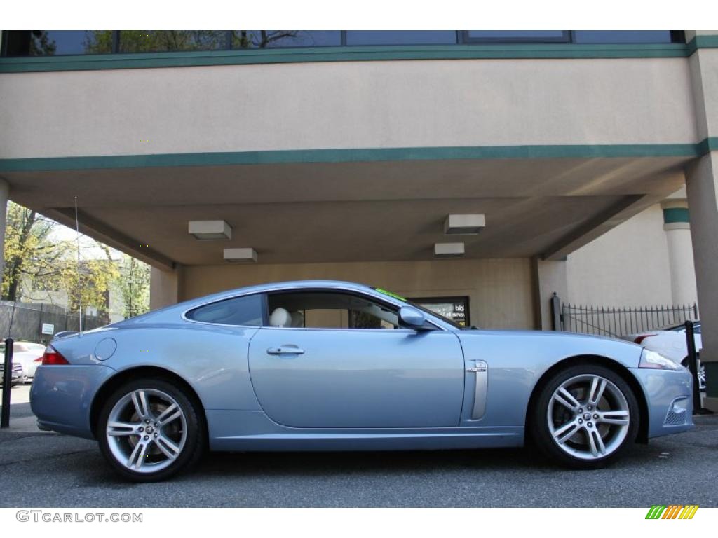 Frost Blue Metallic 2007 Jaguar XK XKR Coupe Exterior Photo #48505062