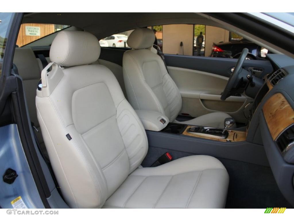 Ivory/Slate Interior 2007 Jaguar XK XKR Coupe Photo #48505233