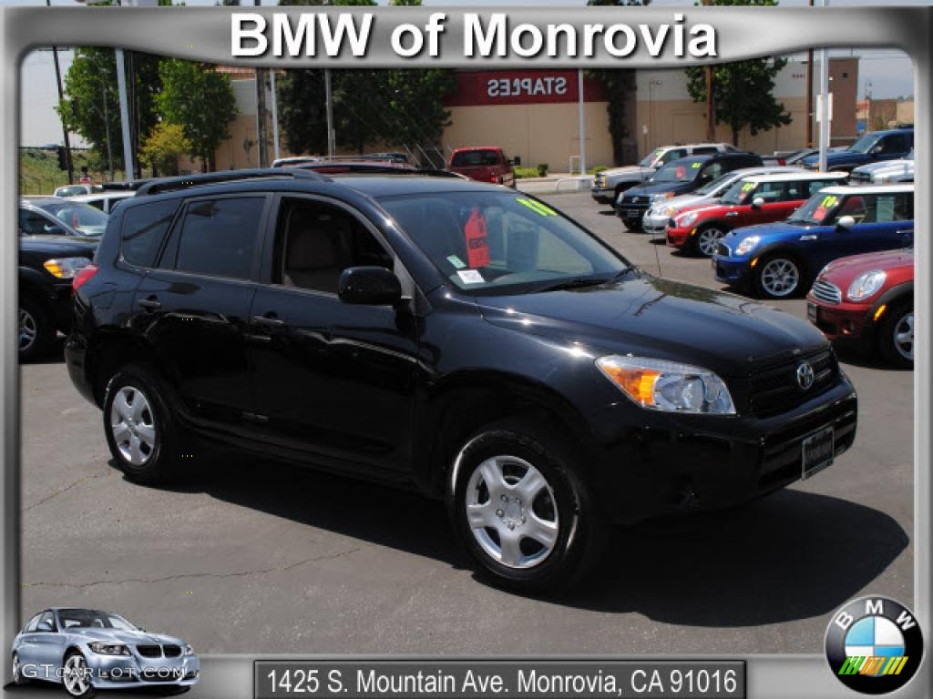 2007 RAV4 I4 - Black / Ash Gray photo #1