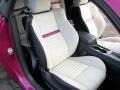 Pearl White Leather 2010 Dodge Challenger SRT8 Furious Fuchsia Edition Interior Color
