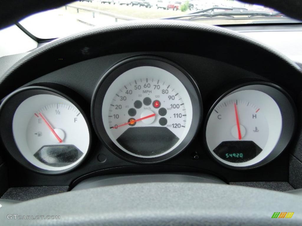 2008 Dodge Caliber SE Gauges Photo #48506982