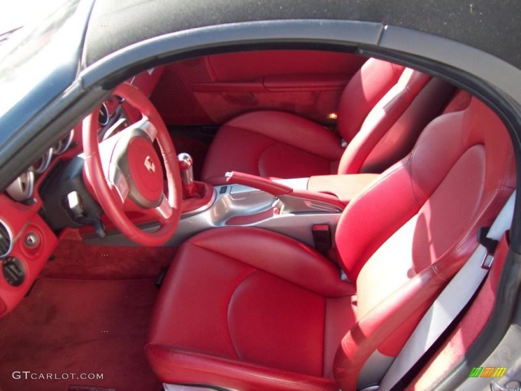 Carrera Red Interior 2008 Porsche Boxster RS 60 Spyder Photo #48507777