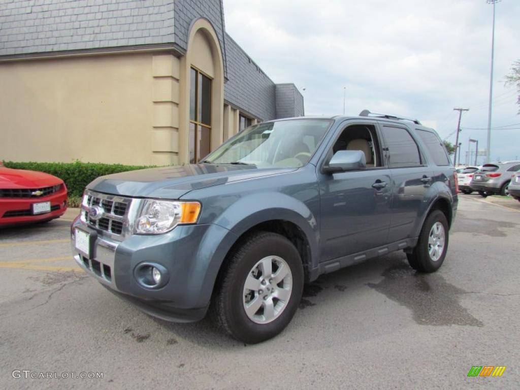 2010 Escape Limited - Steel Blue Metallic / Camel photo #3