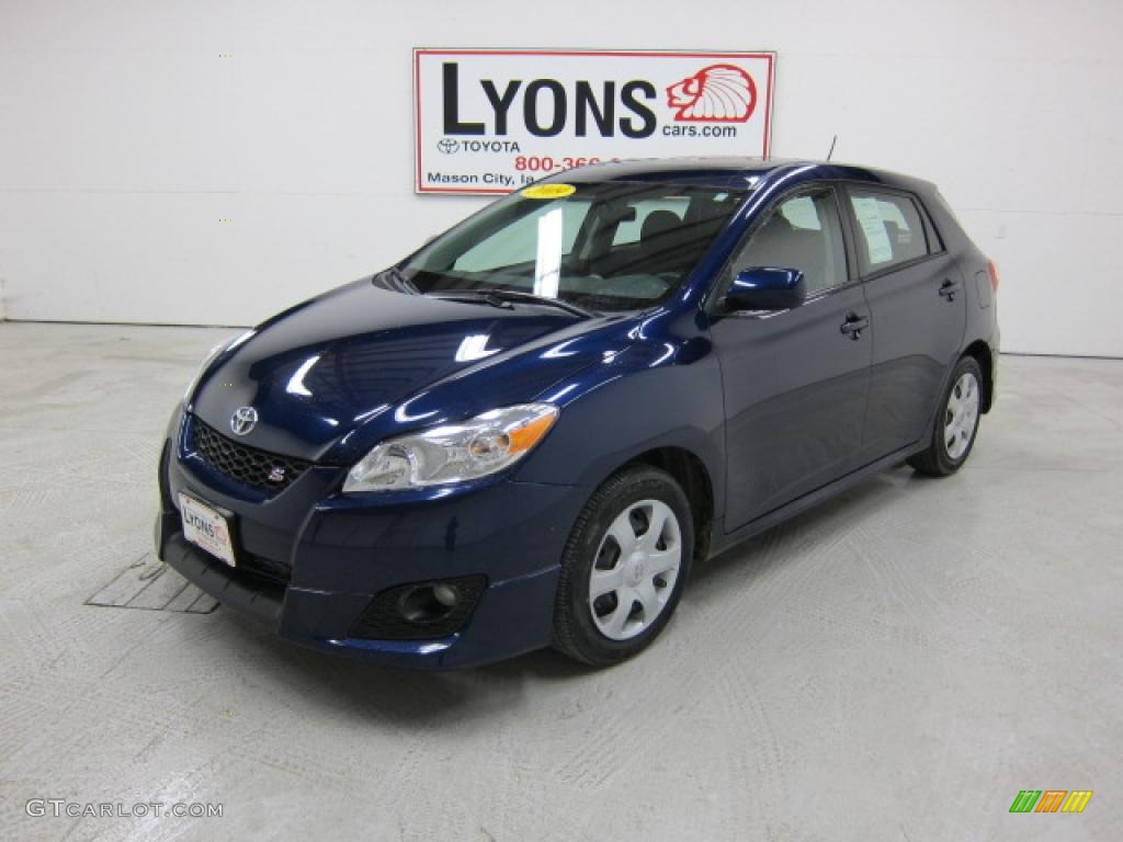 Nautical Blue Metallic Toyota Matrix