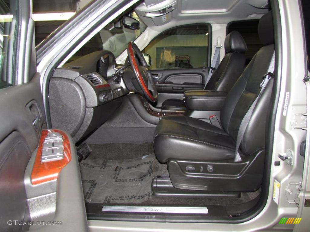 Ebony Interior 2008 Cadillac Escalade EXT AWD Photo #48508206
