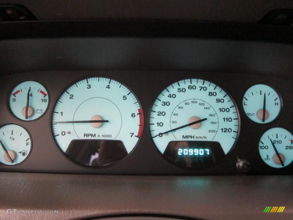 2003 Jeep Grand Cherokee Limited 4x4 Gauges Photo #48508398
