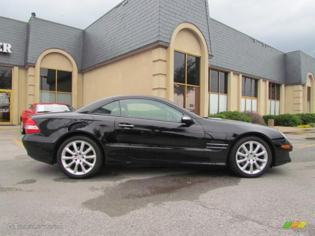 Black 2007 Mercedes-Benz SL 550 Roadster Exterior Photo #48508515