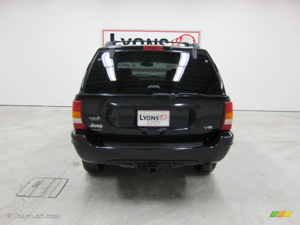 2003 Grand Cherokee Limited 4x4 - Brilliant Black / Dark Slate Gray photo #16