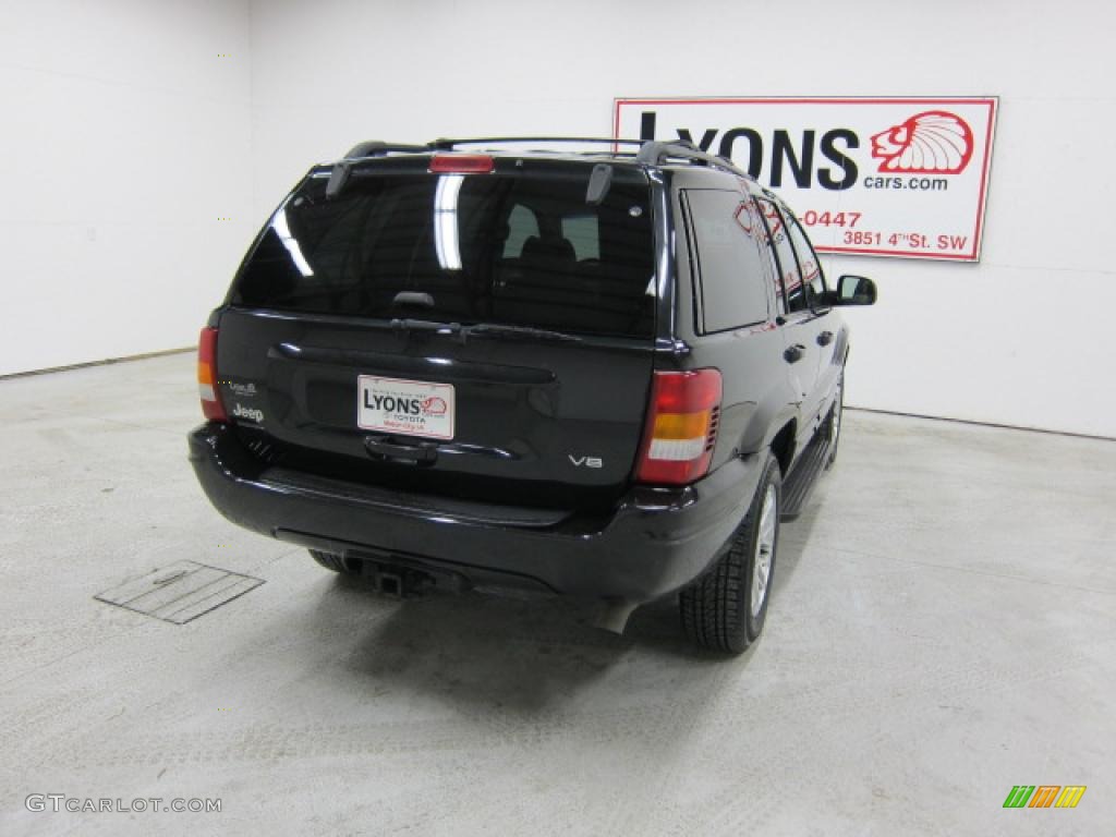 2003 Grand Cherokee Limited 4x4 - Brilliant Black / Dark Slate Gray photo #17
