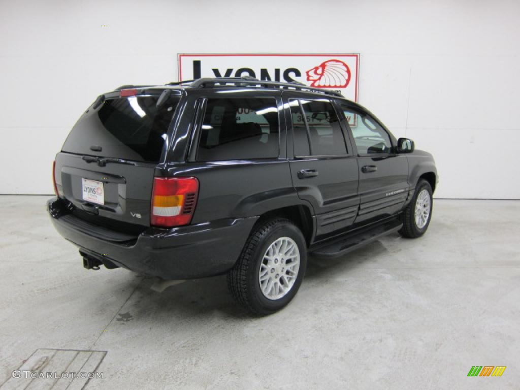 2003 Grand Cherokee Limited 4x4 - Brilliant Black / Dark Slate Gray photo #19