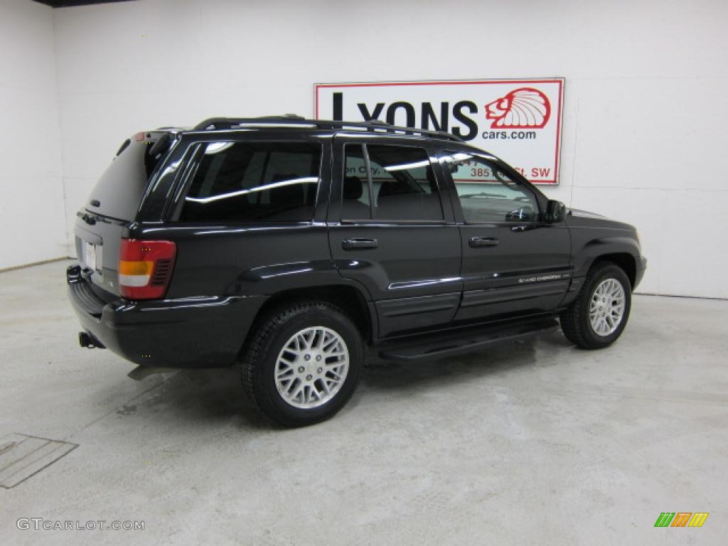 2003 Grand Cherokee Limited 4x4 - Brilliant Black / Dark Slate Gray photo #20