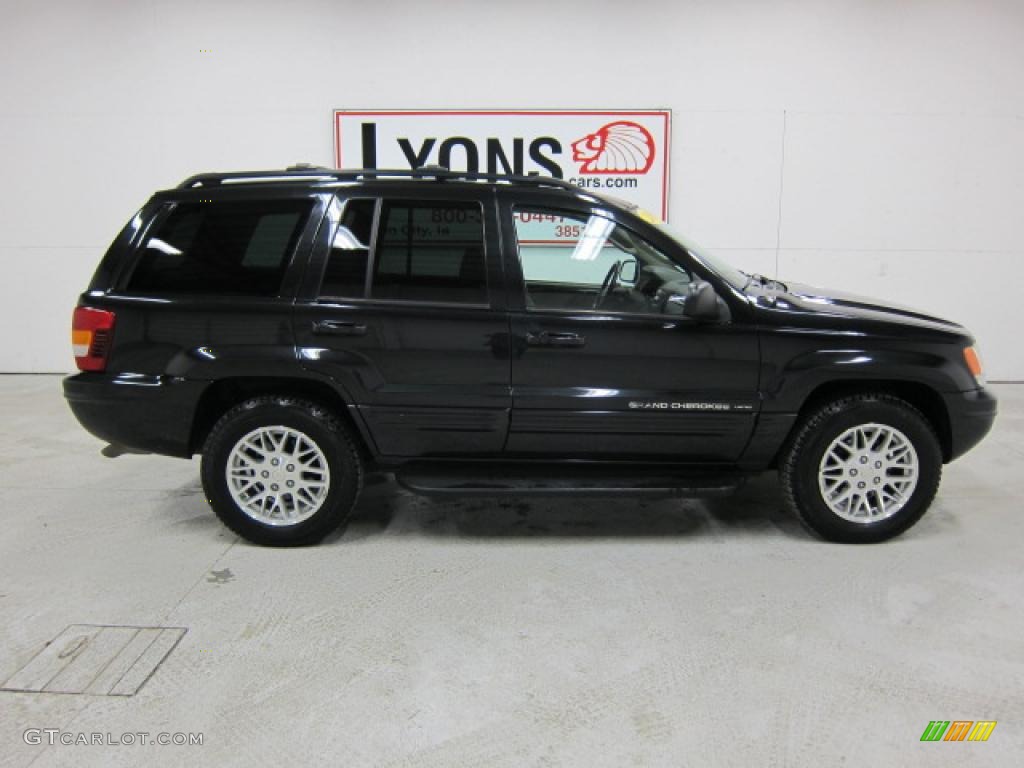 2003 Grand Cherokee Limited 4x4 - Brilliant Black / Dark Slate Gray photo #22