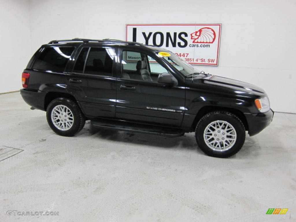 2003 Grand Cherokee Limited 4x4 - Brilliant Black / Dark Slate Gray photo #23