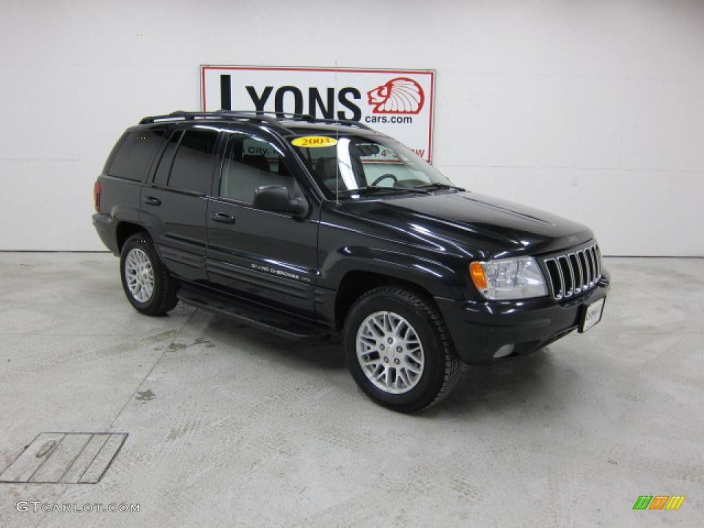 2003 Grand Cherokee Limited 4x4 - Brilliant Black / Dark Slate Gray photo #25