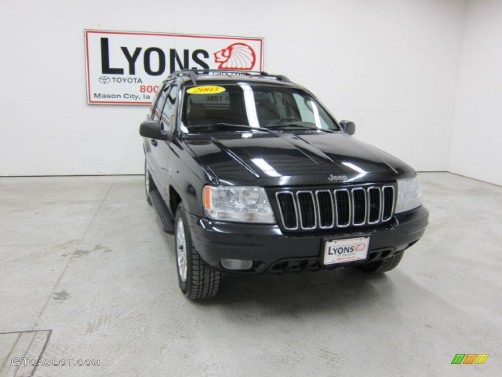 2003 Grand Cherokee Limited 4x4 - Brilliant Black / Dark Slate Gray photo #27